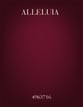 Alleluia TTBB choral sheet music cover